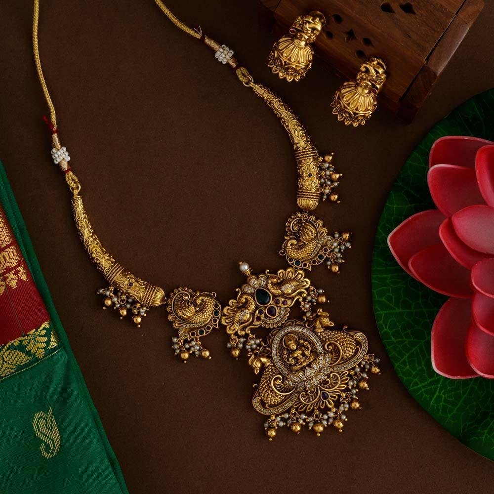 nakshi neckpiece version 1 - KOVIL