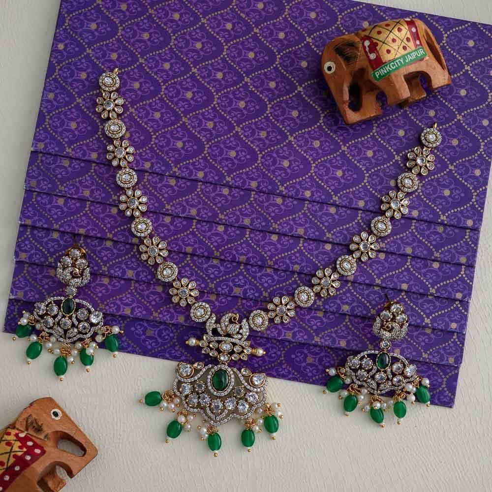 Serena version 2 midlength neckpiece set - Bride-royal