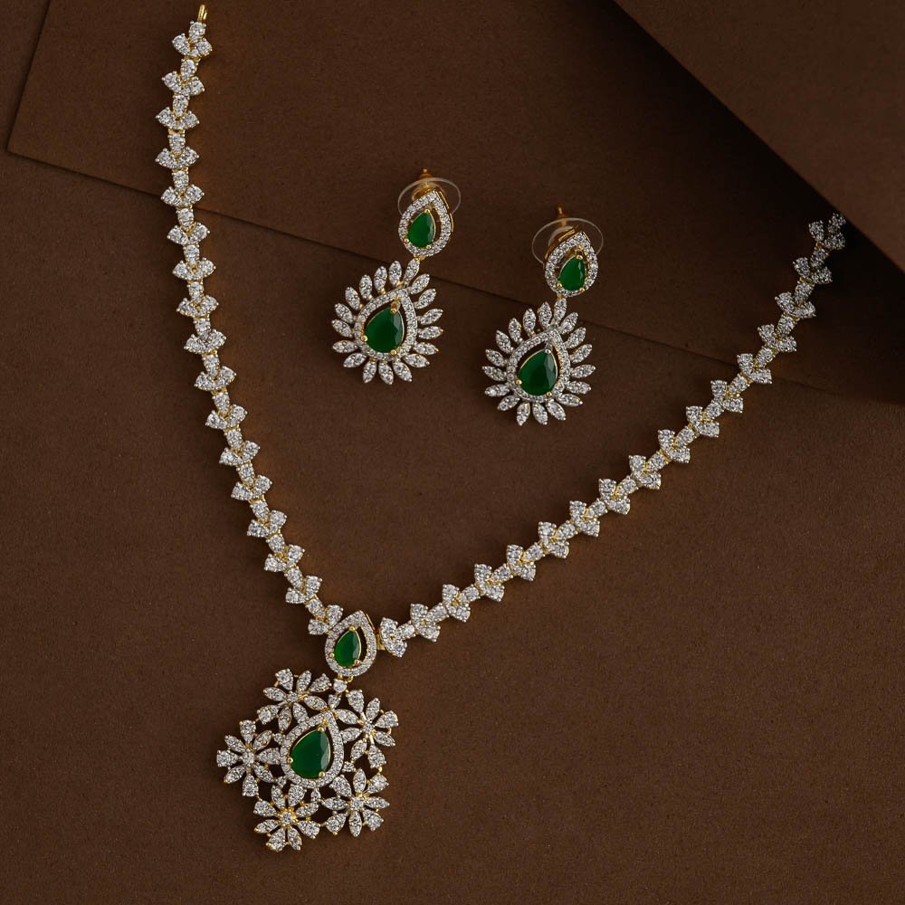 Nila diamond replica chain - cindrella- vairam