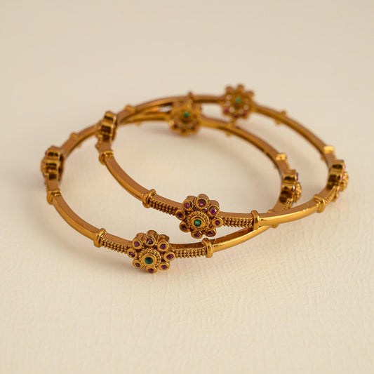 Floral bangles - Elegant on a budget