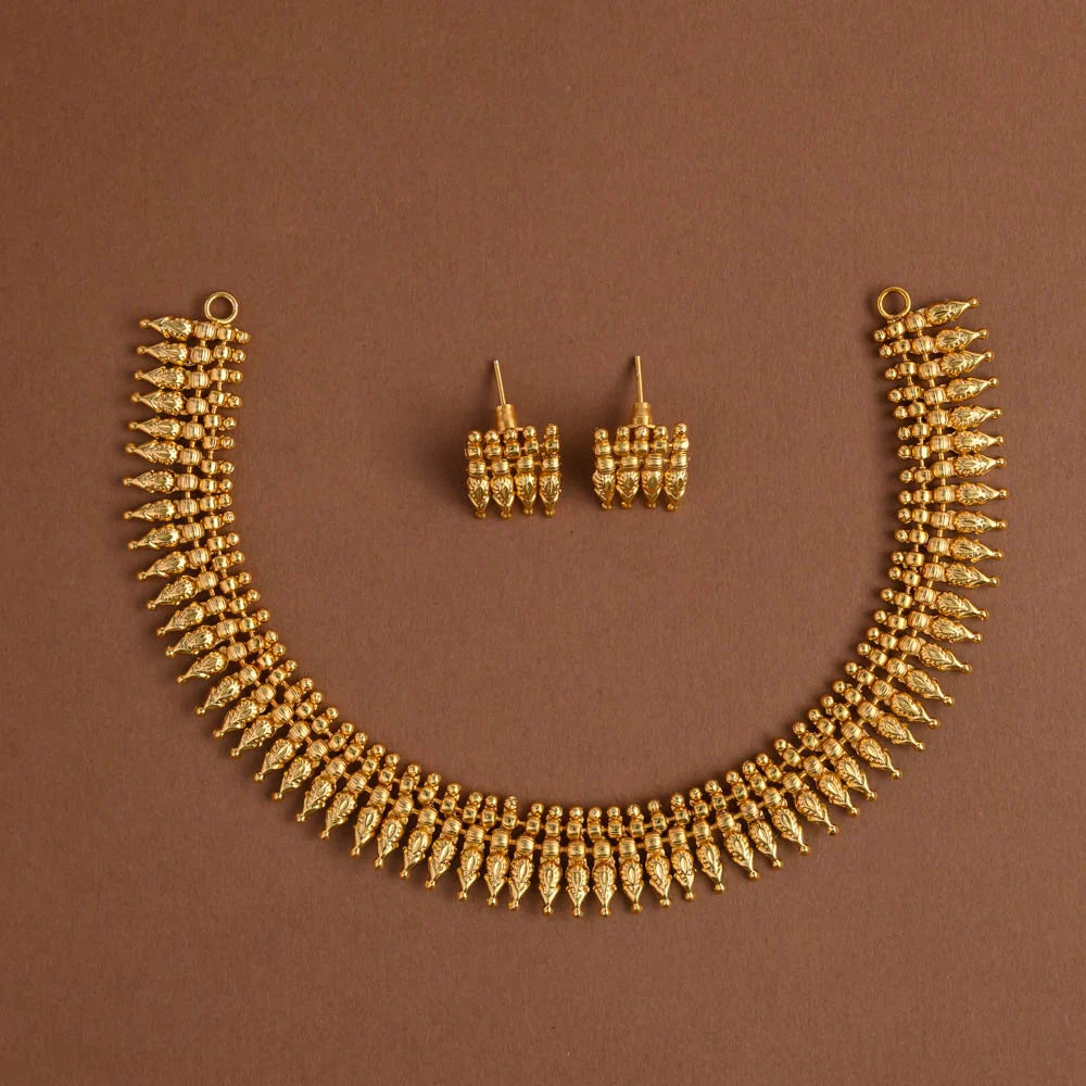 Mulla mottu neckpiece - varalakshmi