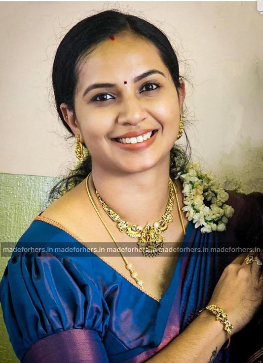 thara antique gold neckpiece set- Kamatchi -hasli