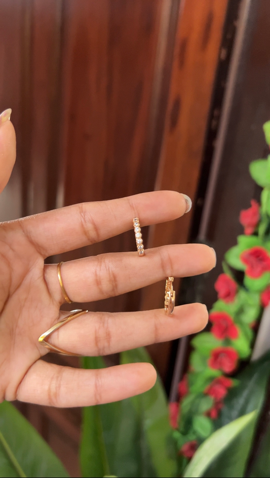 Hoop earring - gold