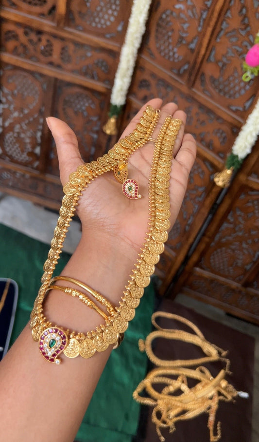 Lakshmi coin haaram set - menka - Mru
