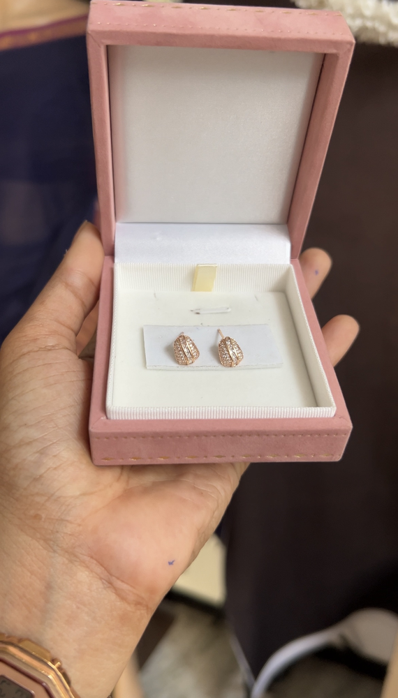 Korean earstud - rosegold