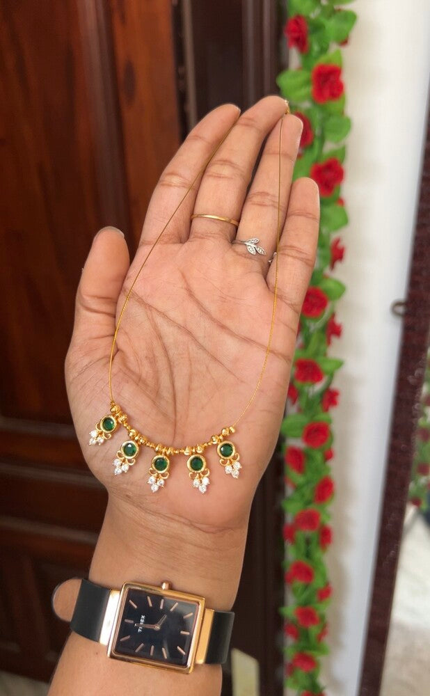 5 Green floral invisible