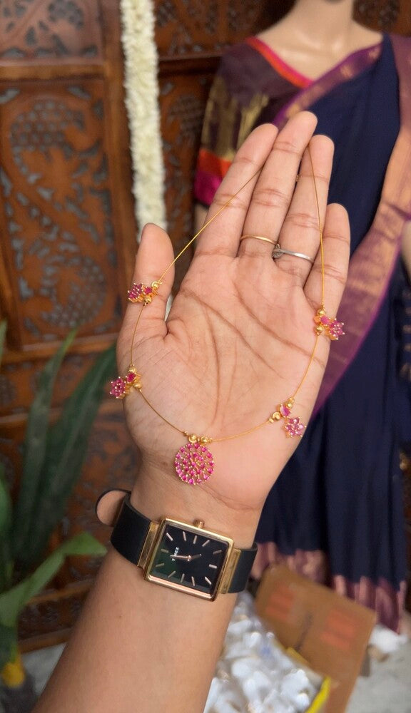 5 ruby floral invisible