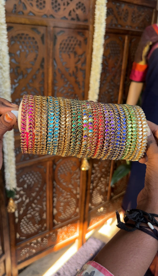 Silk thread bangle