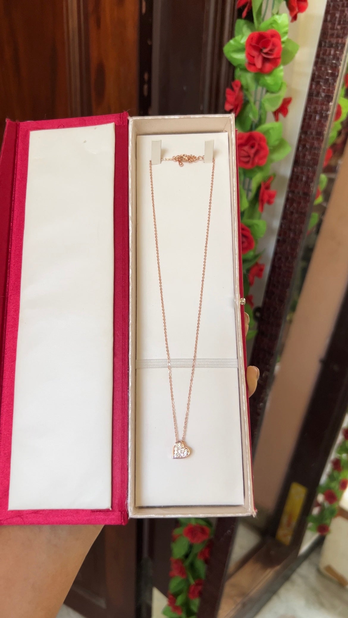 Chain - heart (rose gold)