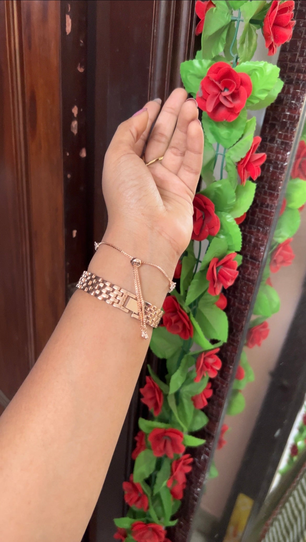 Chain bracelet -rose gold