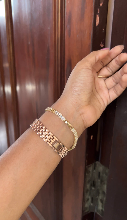 Chain bracelet -gold