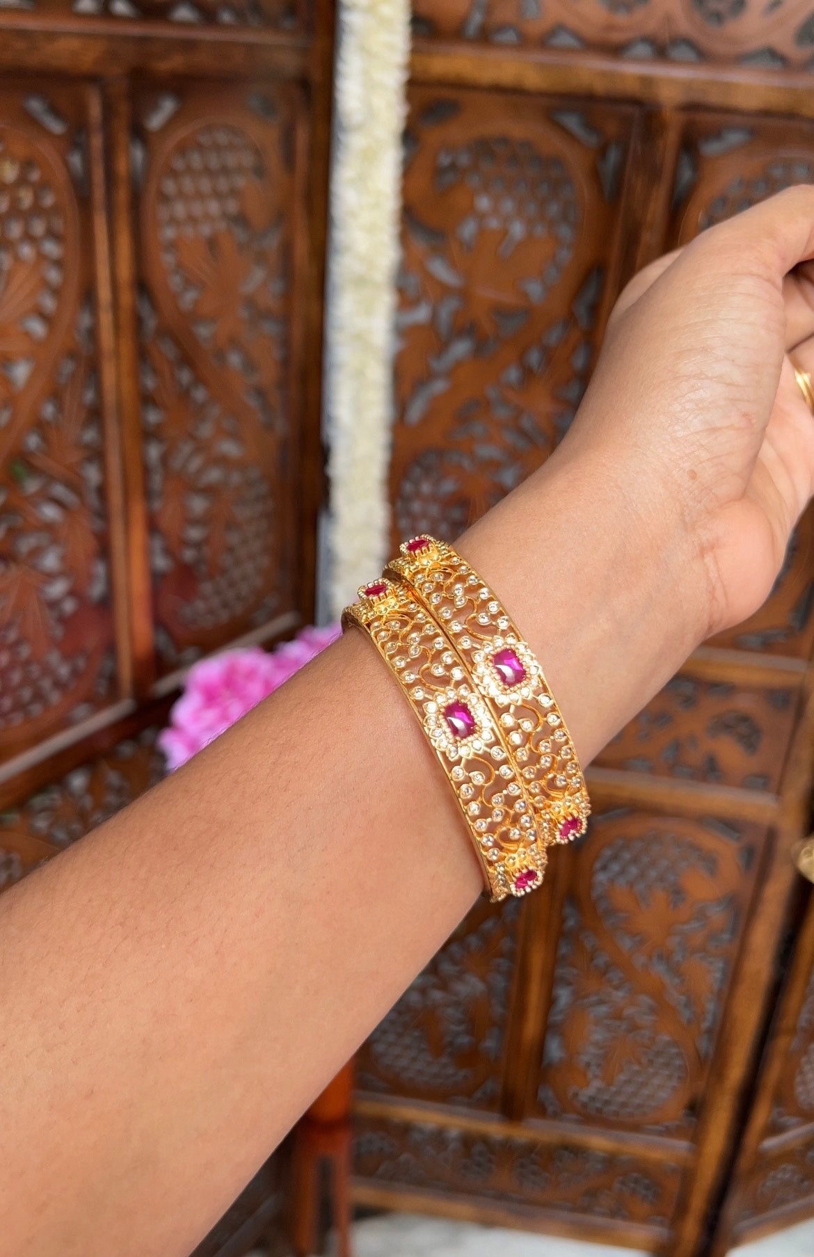 Floral bangles -rukhu
