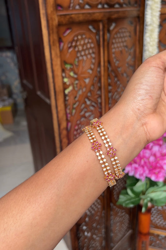 floral bangle -Minmini - Thara