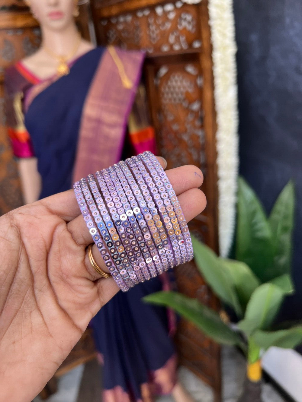 Rain drop bangle