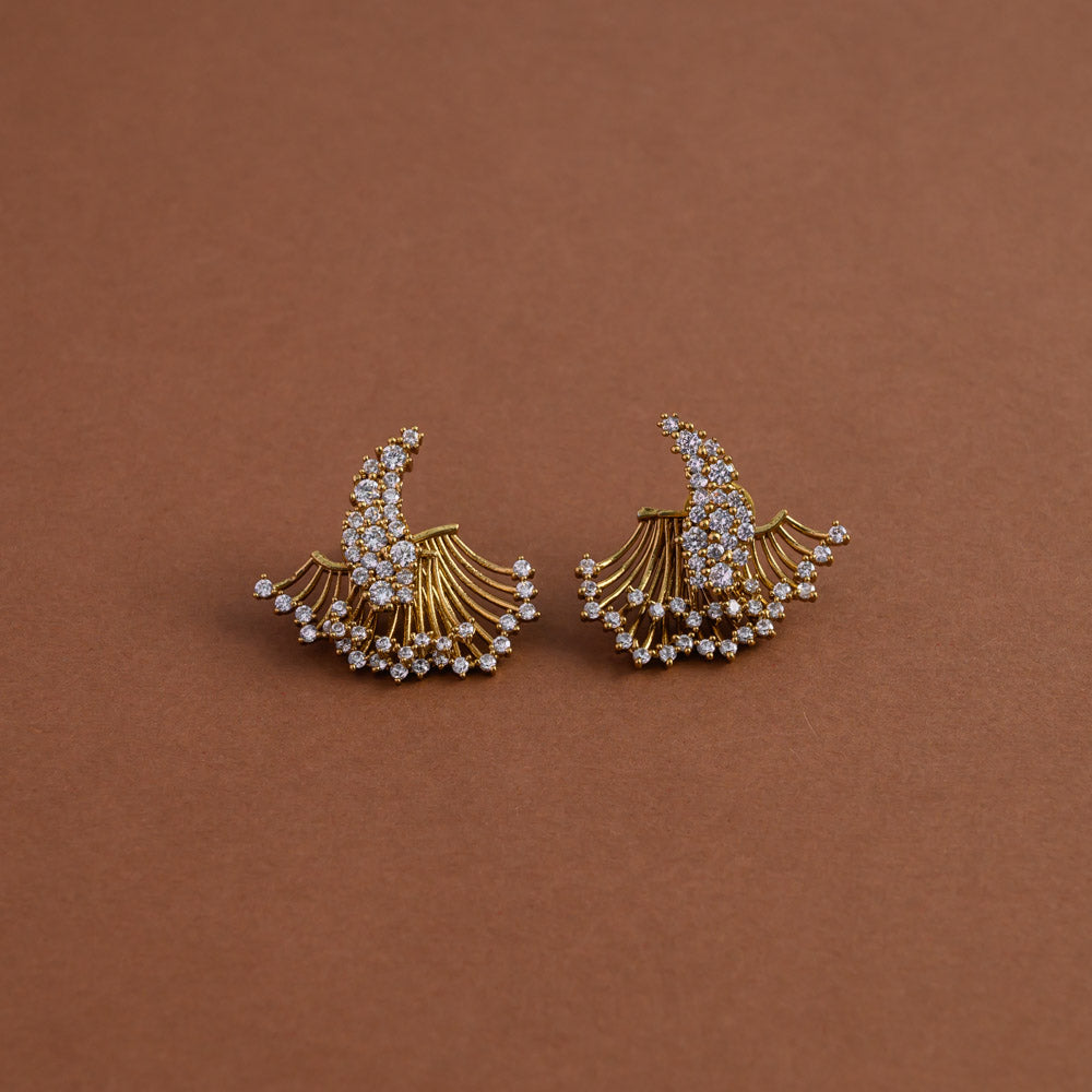 Featherington earring - stud - Keralam - Minmini