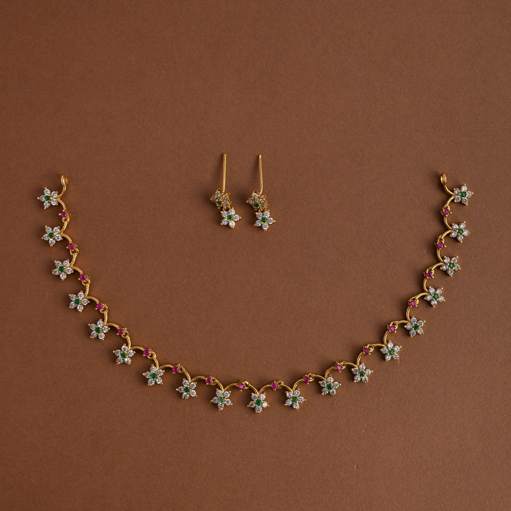 Madhavi floral neckpiece