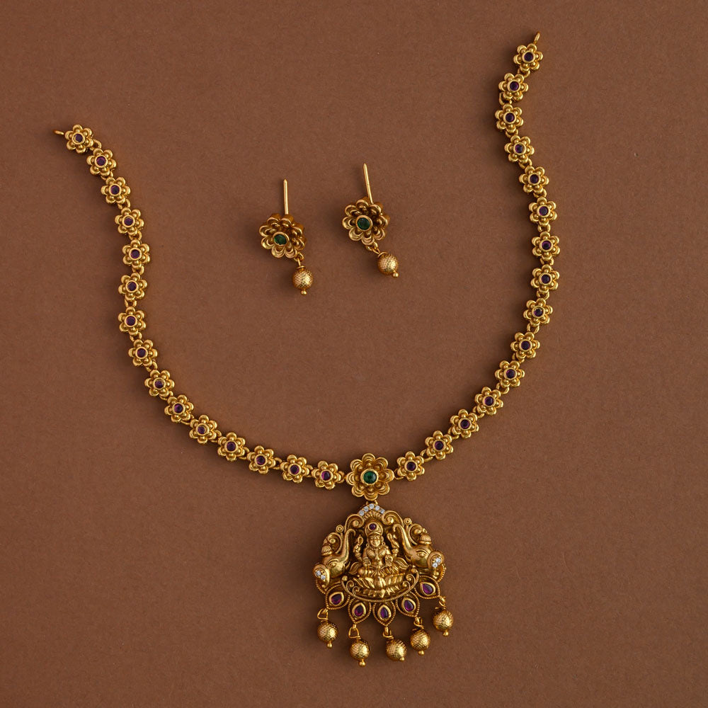 Antique Gajalakshmi Neckpiece
