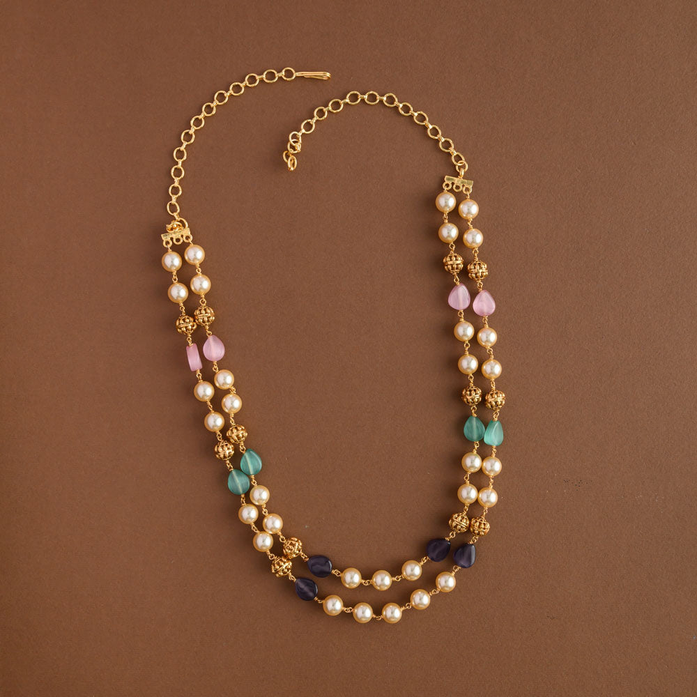 Angaraka Multicolour beads Balled Chain