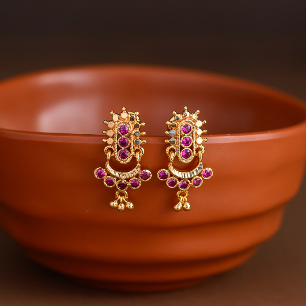 Impon earstud - Ruby