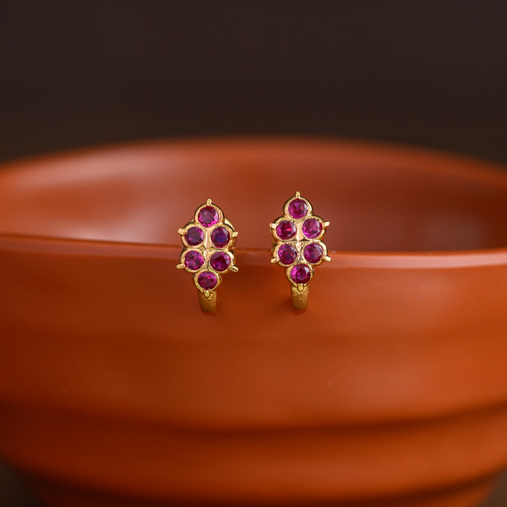 Impon earstud - Ruby