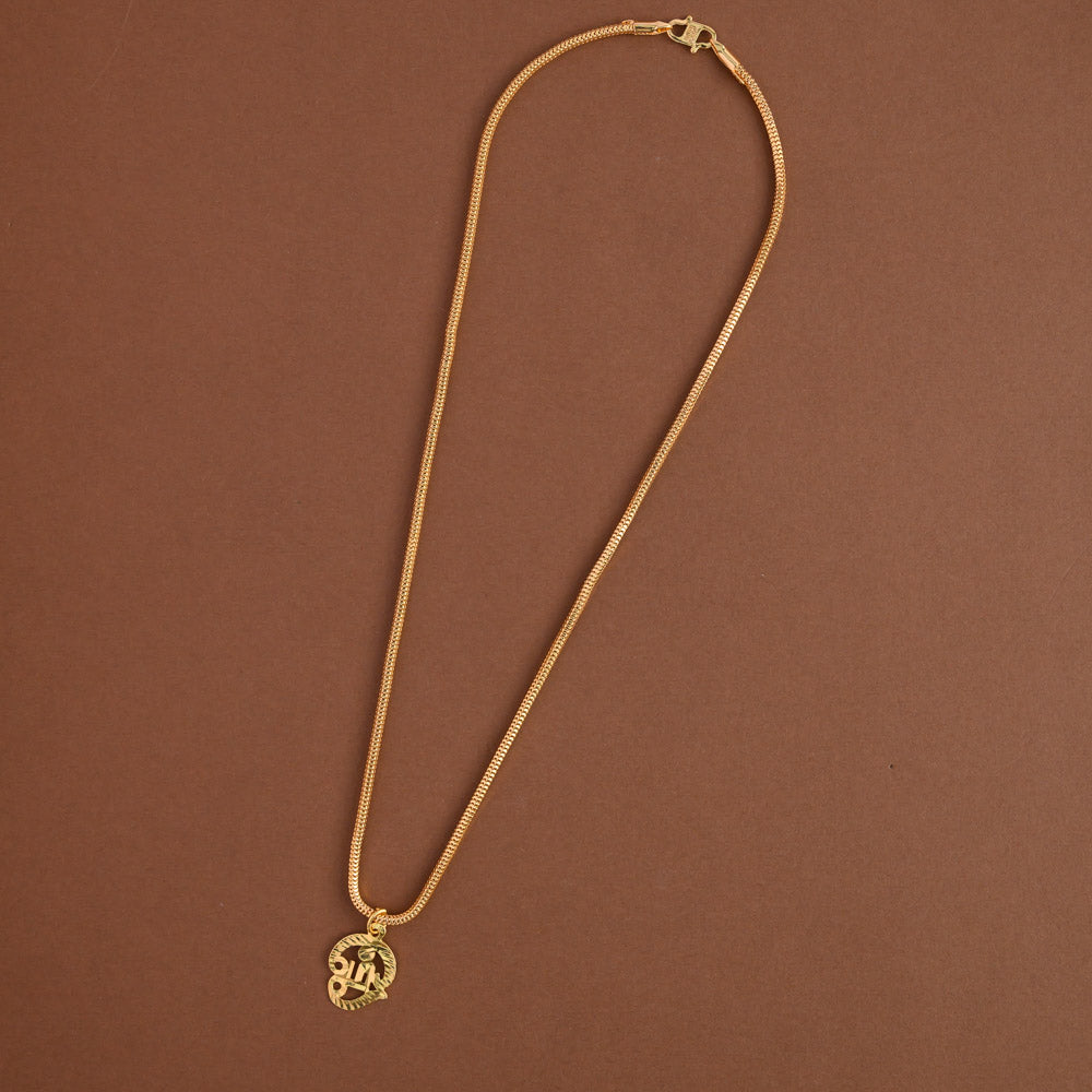 Gold inspired chain - Om dollar version 2 neckpiece
