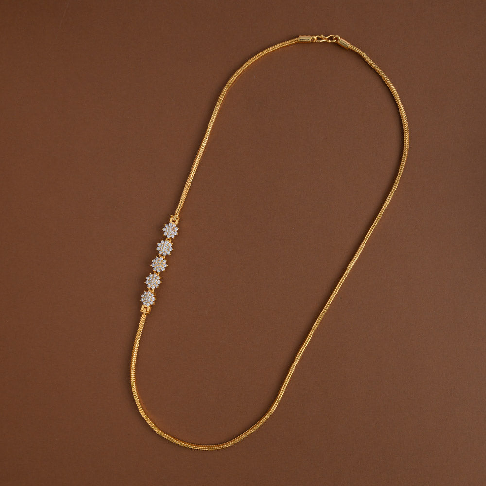 Floral mugappu chain