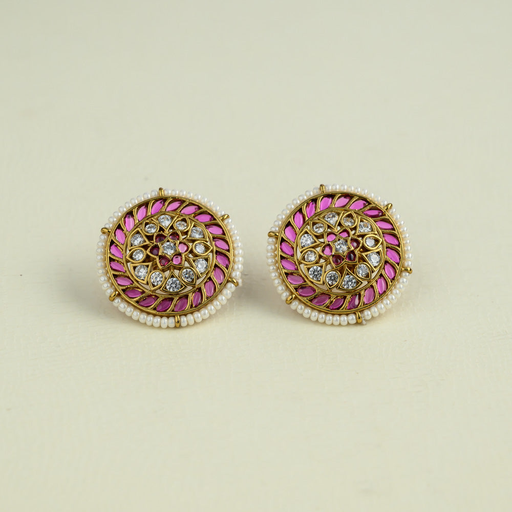 Kamatchi Earstud - Mehandi finish