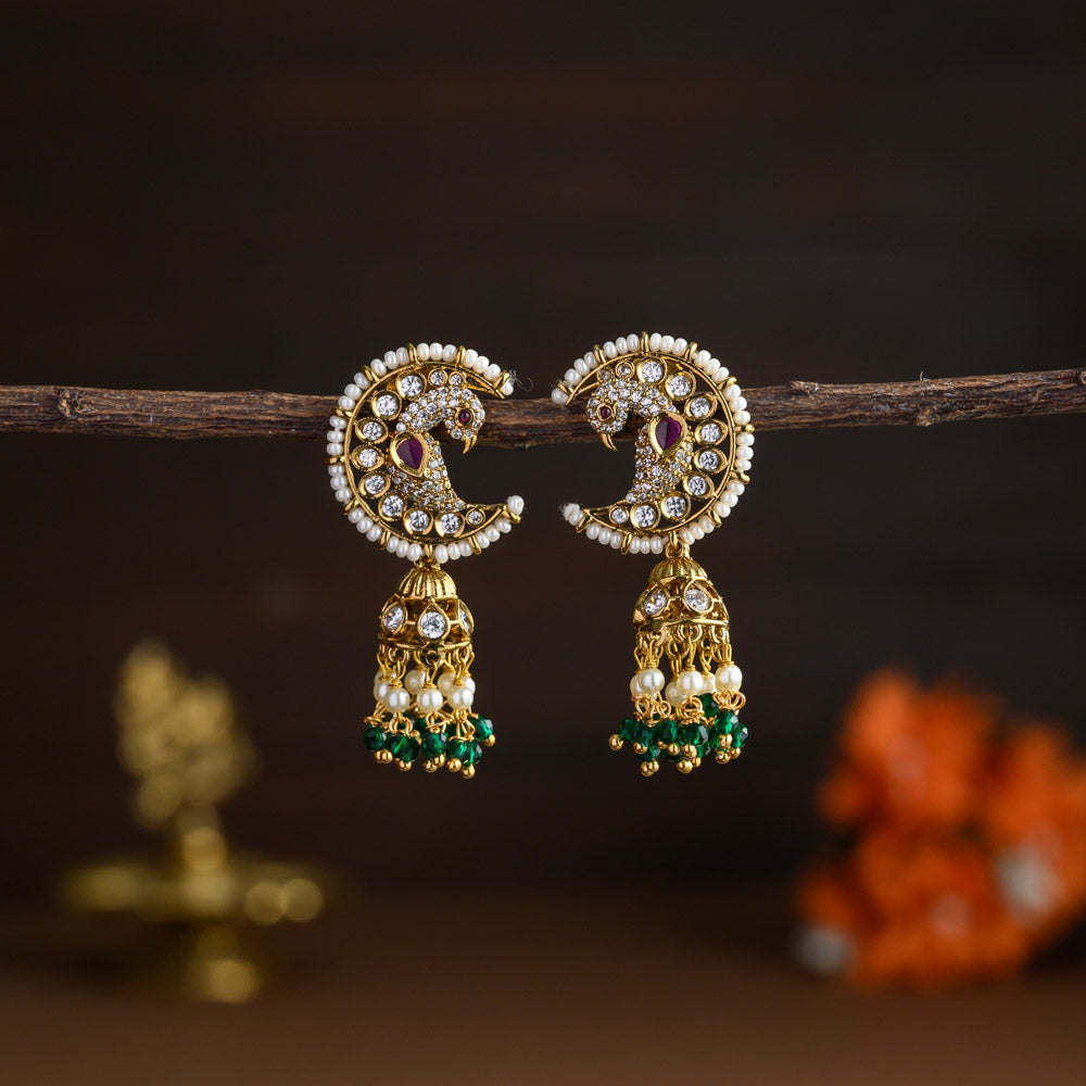Kamatchi Jhumkas - Mehandi finish