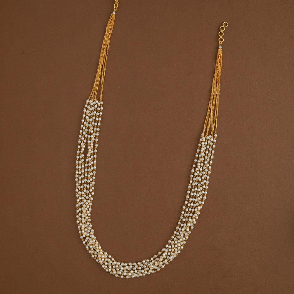 7 Layered pearl haaram - kanakam