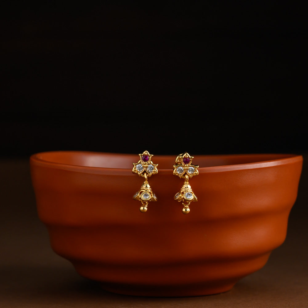 Micro Gold Plating jhumkas