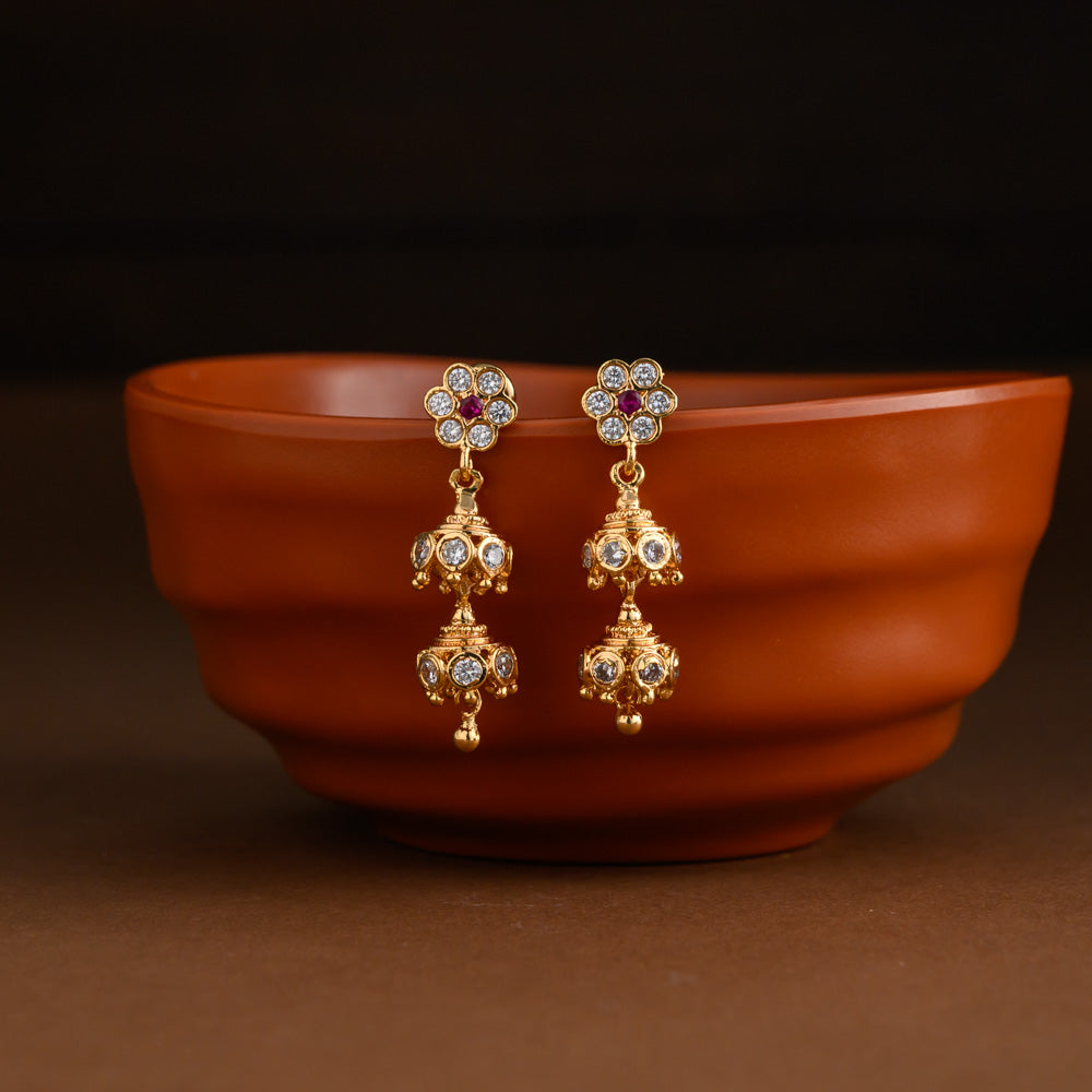Micro Gold Plating jhumkas