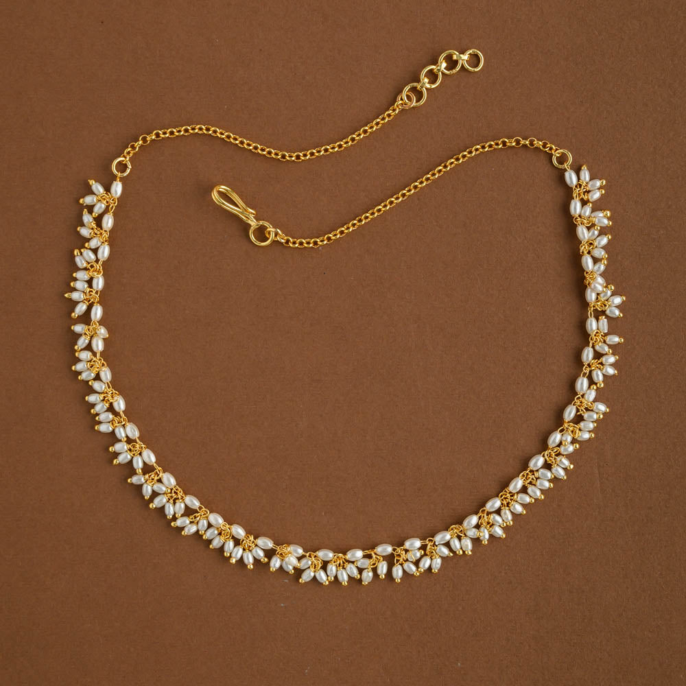 Ball chain - white - kanakam
