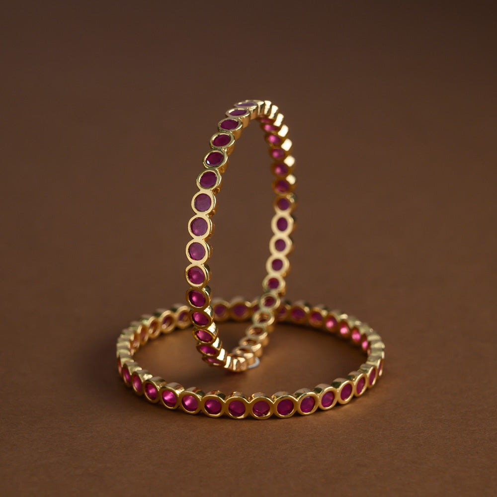 Ruby bangle - Anu