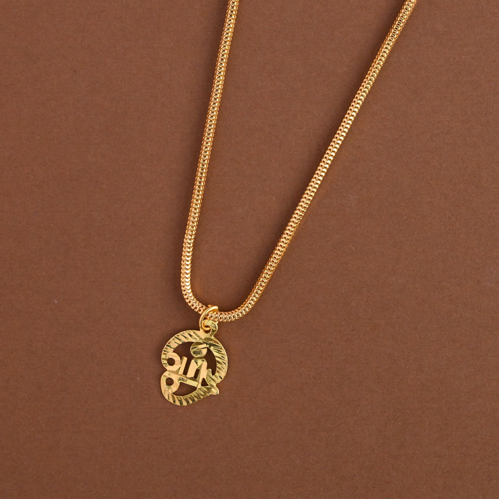 Gold inspired chain - Om dollar version 2 neckpiece