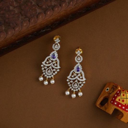 Velvety neckpiece - Purple