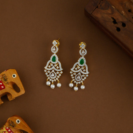 Velvety neckpiece - Green