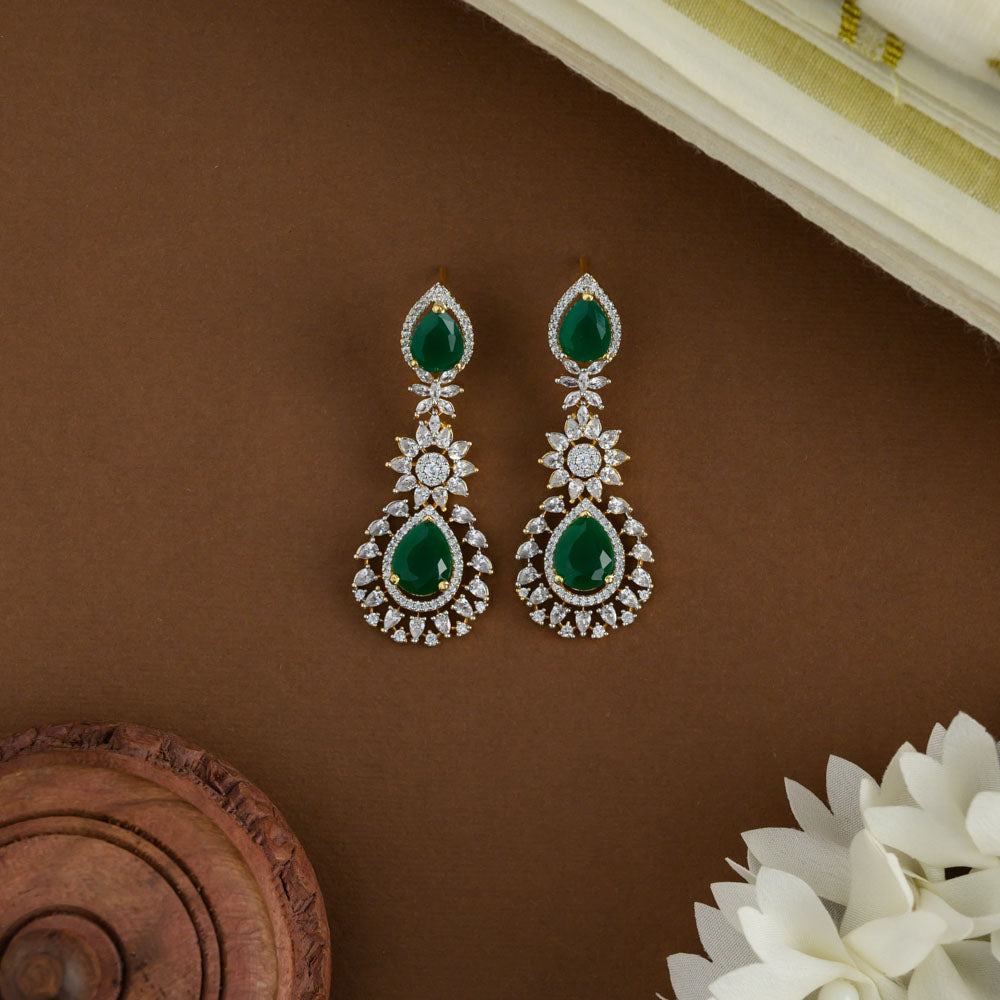 Luna neckpiece - green