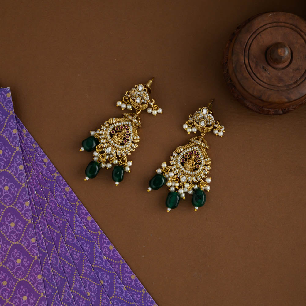 Pearl haaram - green - kanakam