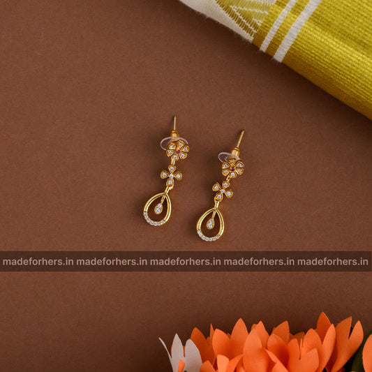 Floral dual layered neckpiece
