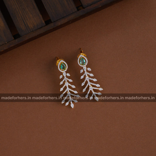 Sinamika diamond inspired neckpiece set - sky blue