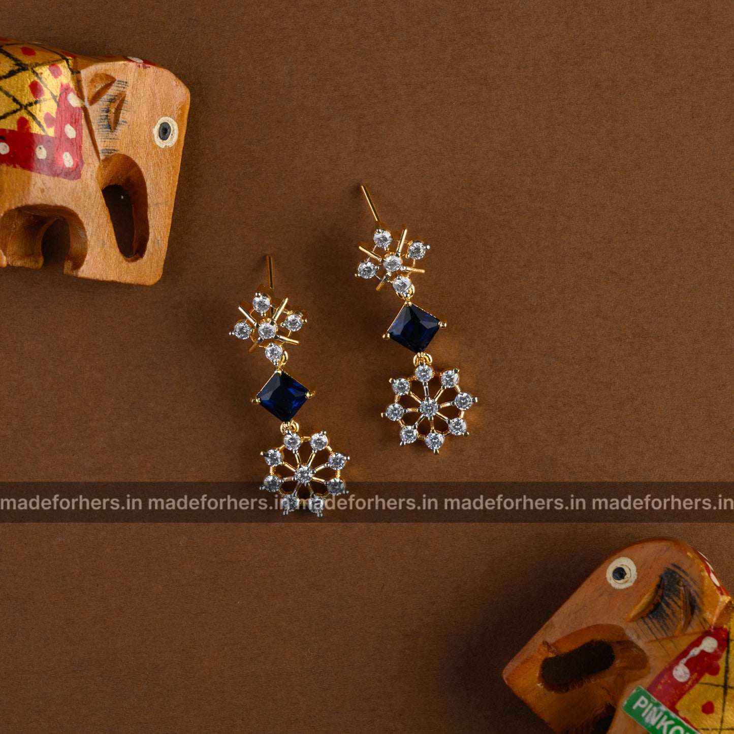 Claudia neckpiece - blue