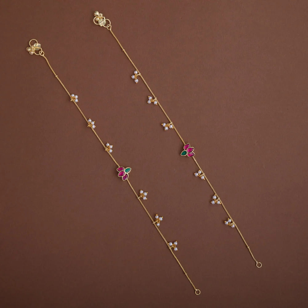 Jadau anklet