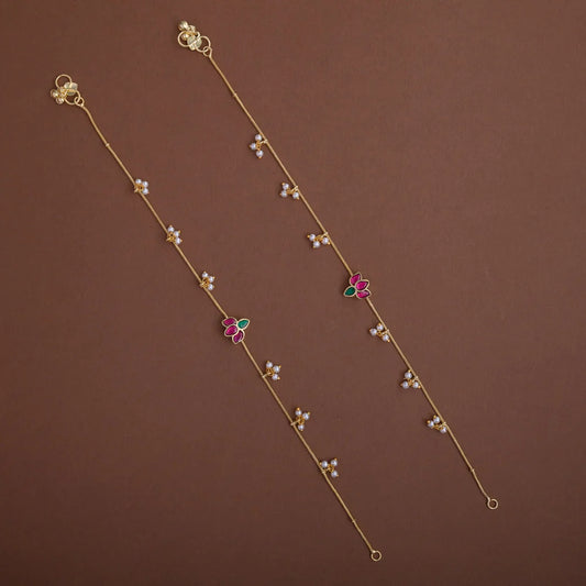 Jadau anklet