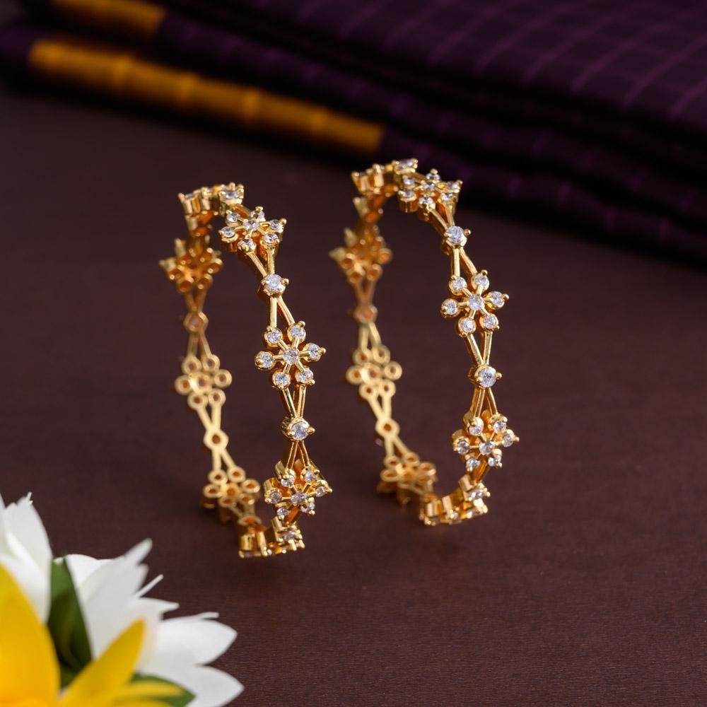 Real gold replica bangles - Pocket friendly
