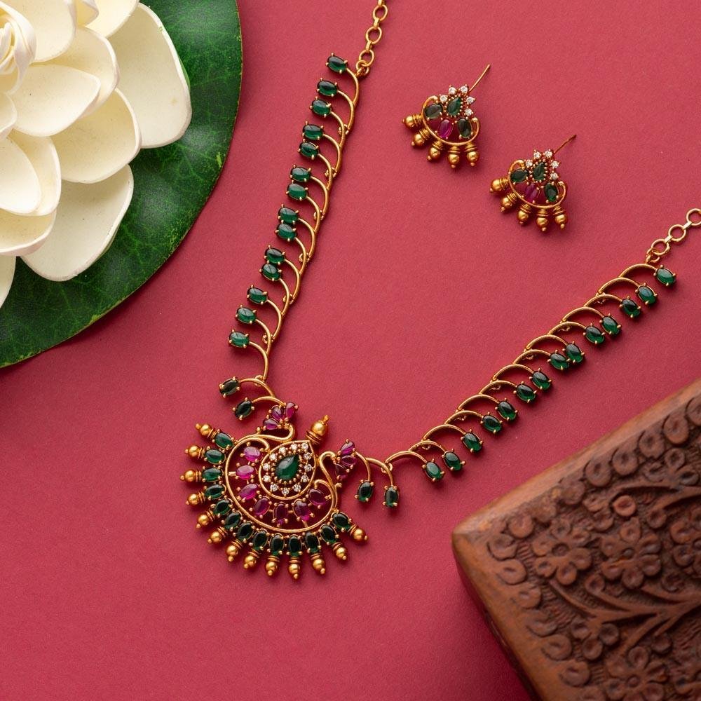 emerald floral set - Royal