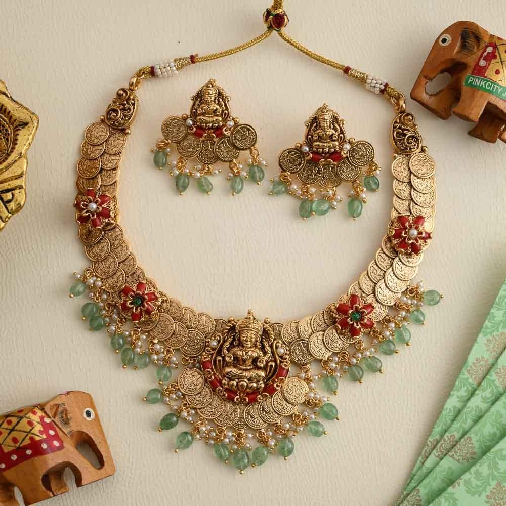 Angaraka - Lakshmi coin neckpiece - Rash