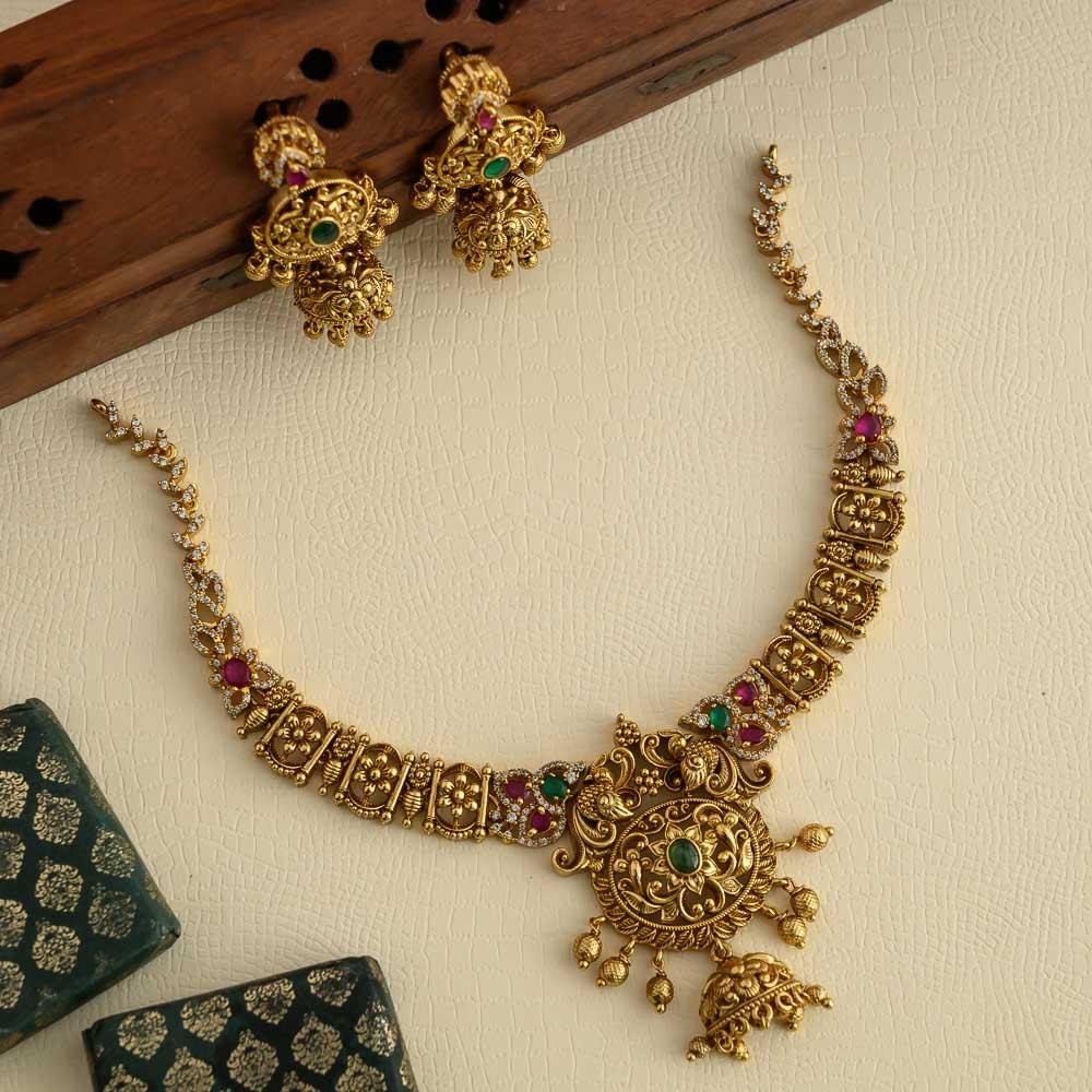smitha neckpiece set - Onam