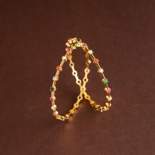 Navarathna bangles  - Pocket friendly - varalakshmi