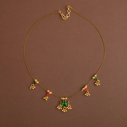 Jadau invisible neckpiece- Gla