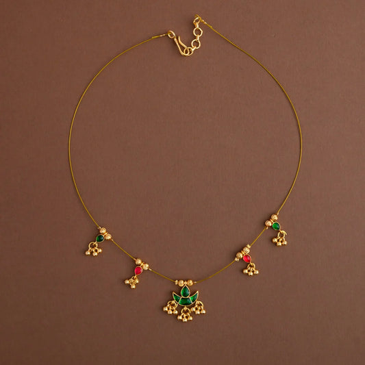 Jadau invisible neckpiece- Gla